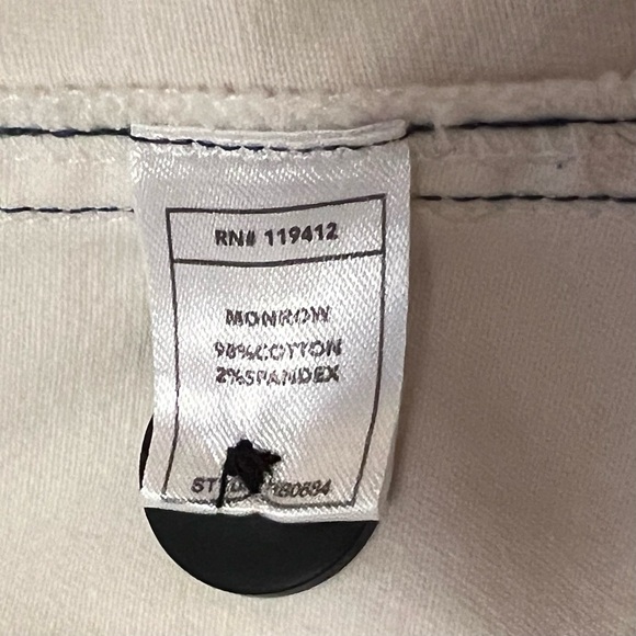 Monrow Wide Leg Pants In Off White Pockets High Rise Women’s M mom pleats - Picture 13 of 14